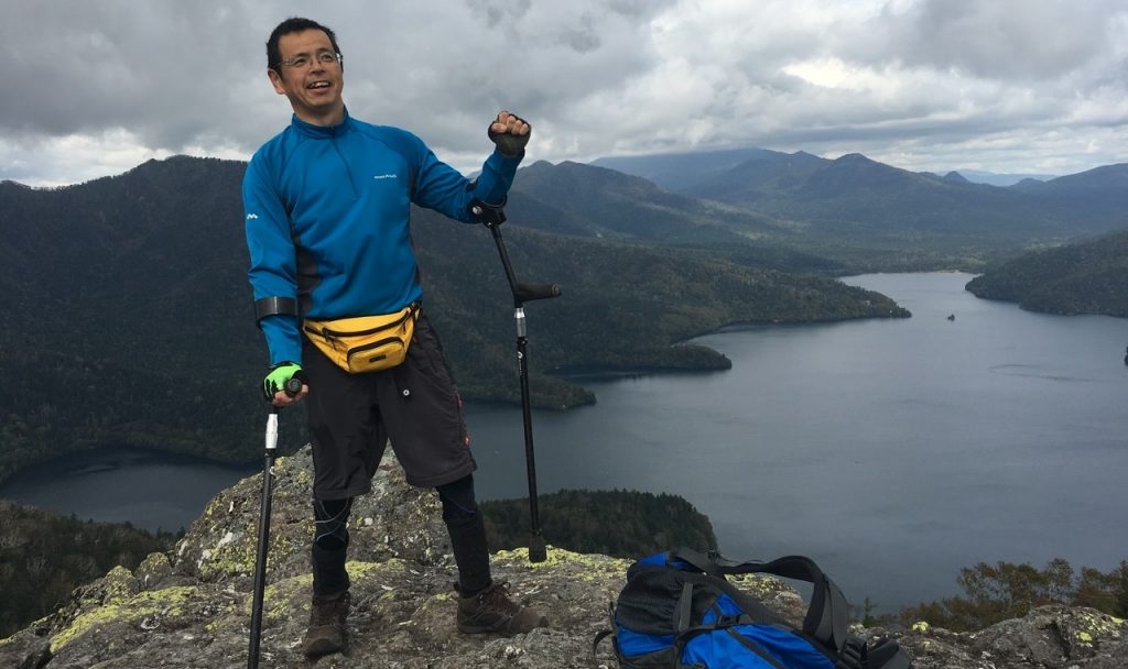 Kenji Sakamura with his SideStix