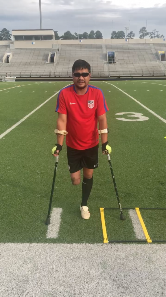 Robert Ferguson on the Soccer Pitch