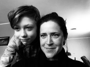 Tracy Danzey and her son