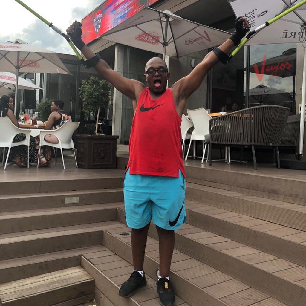 Ipeleng Khunou with his SideStix